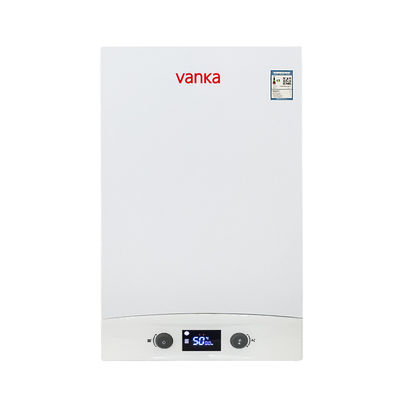 パウダーコーティング 壁掛けガスコンビボイラー 1500Pa - 3000Pa デジタルディスプレイ付き
