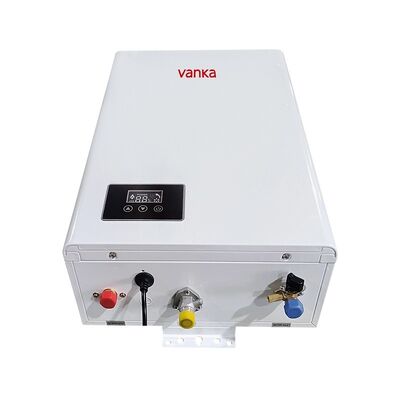 ホワイト 16L デジタルサーモスタット式ガス給湯器 シングル排気管 省エネ 静音運転