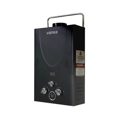 12LブラックLPG タンクのないガス式水温器 携帯式即時温水器