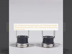 KSD-301 バイメタル サーモスタット スイッチ 220V 定電圧 10A 定電流 50°C-90°C 動作温度 精密制御